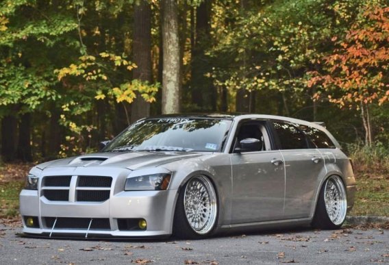 APR Performance Carbon Fiber Wind Splitter With Rods fits 2005-2008 Dodge Magnum SRT-8