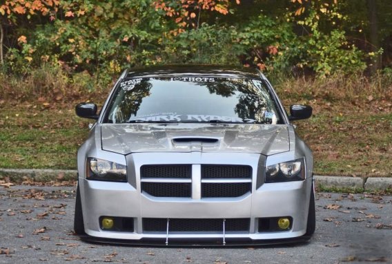 APR Performance Carbon Fiber Wind Splitter With Rods fits 2005-2008 Dodge Magnum SRT-8
