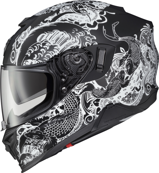 ScorpionEXO EXO-T520 Nama-Sushi Helmet (Black/White - Medium)
