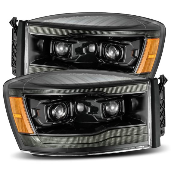 2006-2008 RAM 1500 / 2006-2009 RAM 2500/3500HD AlphaRex LUXX-Series LED Projector Headlights
