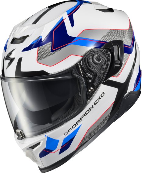 ScorpionEXO T520 Full Face Dual Sport Motorcycle Helmet with Bluetooth Ready Speaker Pockets DOT ...