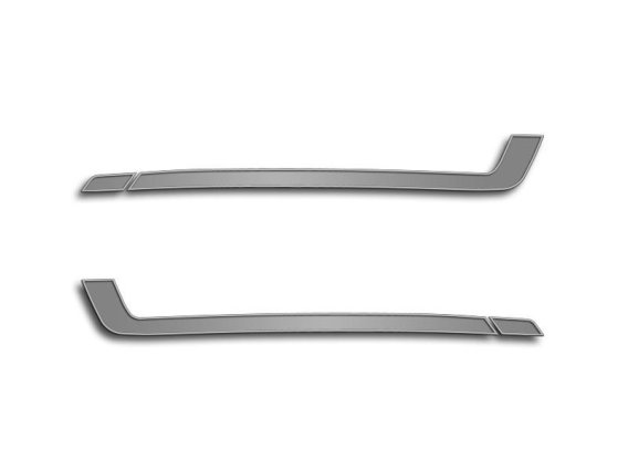 2008-2014 Dodge Challenger Stainless Side Console Trim 4pc Set