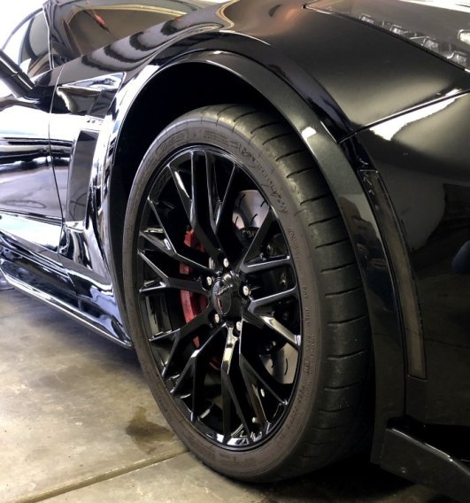 2014-2019 C7 Corvette Full Strip LED Side Markers Blackouts and Clear