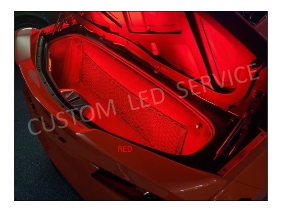 2020-2021 C8 Corvette Front and Rear Trunk Superbright LED Kit