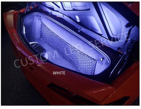2020-2021 C8 Corvette Front and Rear Trunk Superbright LED Kit