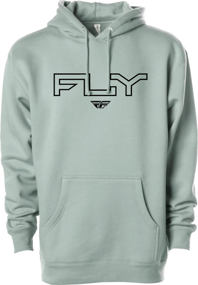 Fly Racing 2024 Youth Edge Hoodie Dusty Sage Youth Small/Medium; 354-03061