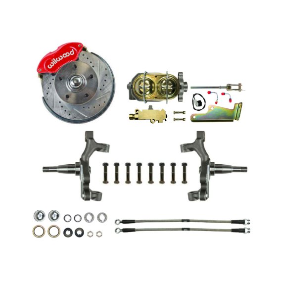 1970-1972 Chevrolet Monte Carlo Front Brake Conversion Kit The Right Stuff AFXSD32DZ