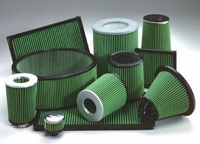 C6 Corvette Green Replacement Air Filter