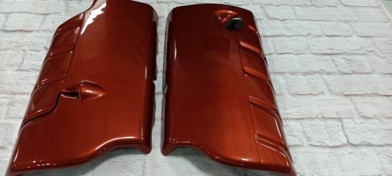 C6 Corvette Painted Smoothie LS3 Fuel Rail Covers Overlays