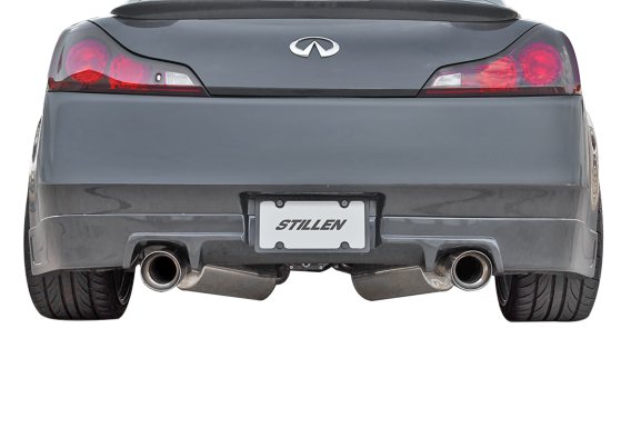 2008-2013 Infiniti G37 Coupe / 2014-2015 Q60 Rear Trunk Spoiler - KB11923 Stillen Exterior Stylin...