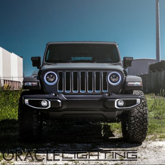 ORACLE Lighting 7" High Powered LED Headlights - Black Bezel