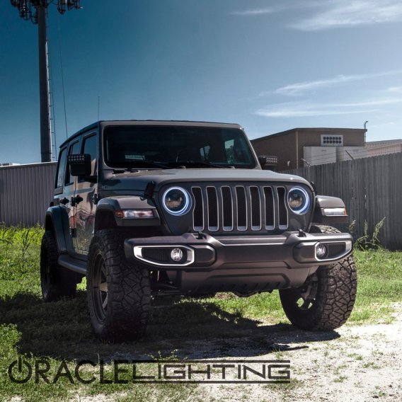 ORACLE Lighting 7" High Powered LED Headlights - Black Bezel