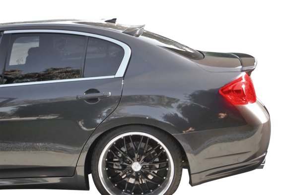 2007-2008 Infiniti G35 / 2009-2012 G37 Trunk Spoiler [Backup Camera] - KB11843 Stillen Exterior S...