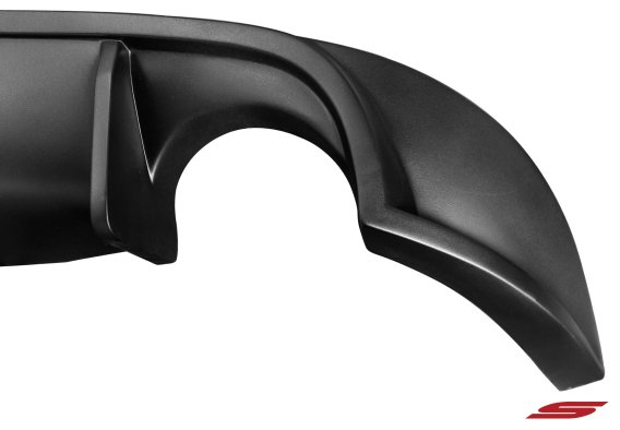 2016-2018 Nissan Maxima Rear Diffuser [Matte Black] - KB12818MB Stillen Exterior Styling