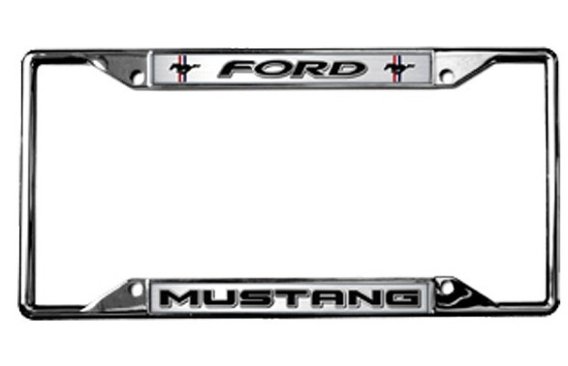 2015-2017 Ford Mustang License Plate Frame - Chrome