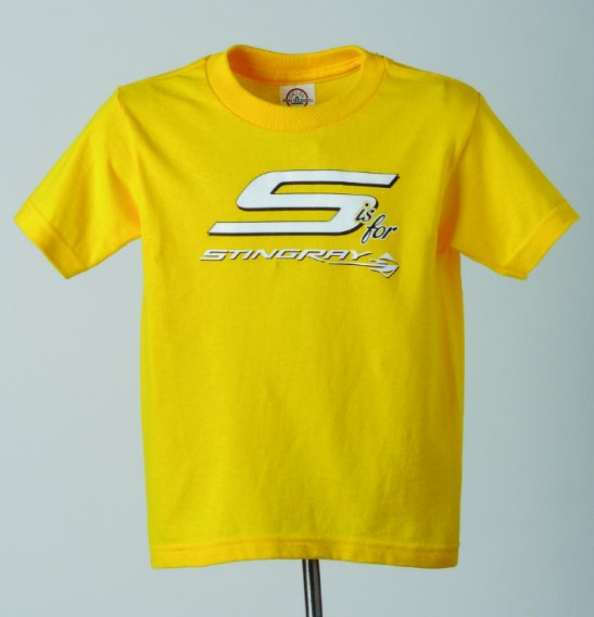 C7 Corvette Stingray Toddler T-Shirt Yellow