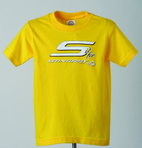 C7 Corvette Stingray Youth T-Shirt Yellow