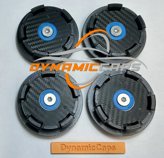 2014 - 2019 C7 Corvette Floating Center Caps (Set of 4) - Show Edition