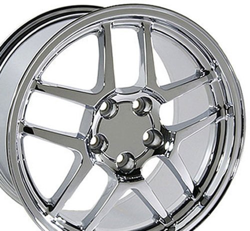 1997-2004 Corvette C5 Z06 Rim 17" Replica Wheel CV04 - 17x9.5 Chrome Wheel