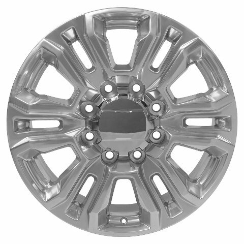 20" Replica Wheel CV70B Fits GMC Sierra 2500 3500 HD Denali Polished 20x8.5