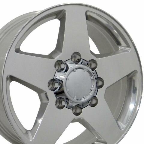 20" Replica Wheel CV91B Fits Chevy Silverado Polished 20x8.5