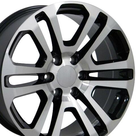 20" Replica Wheel CV99 Fits GMC Sierra Yukon Rim Tahoe 20x9 Machined Wheel