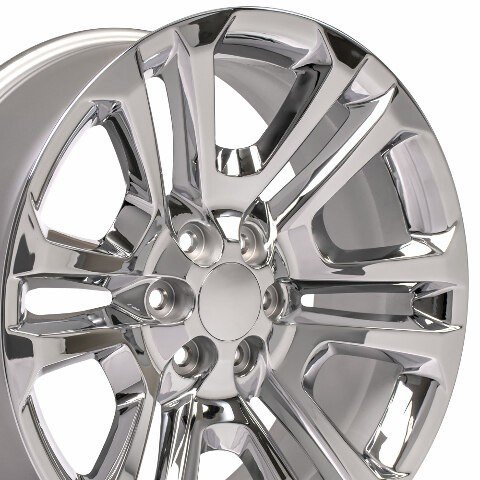 GMC Sierra Chevy Silverado 22" Replica Wheel CV99 Rim 22x9 Chrome Wheel