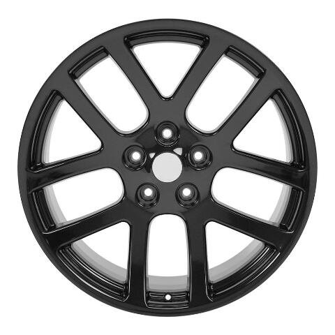 Dodge RAM 22" Replica Wheel DG51 Rim 22x10 Black Wheel