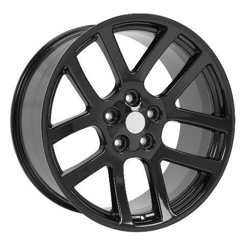 Dodge RAM 22" Replica Wheel DG51 Rim 22x10 Black Wheel