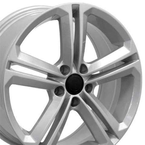 Volkswagen Jetta Audi A8 Q2 18" Replica Wheel VW18 Rim 18x8 Silver Wheel