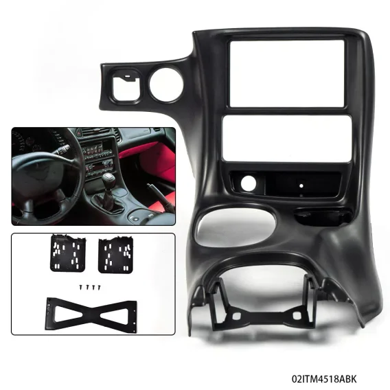 1997-2004 C5 Corvette Din Radio Center Dash Installation Bezel Kit