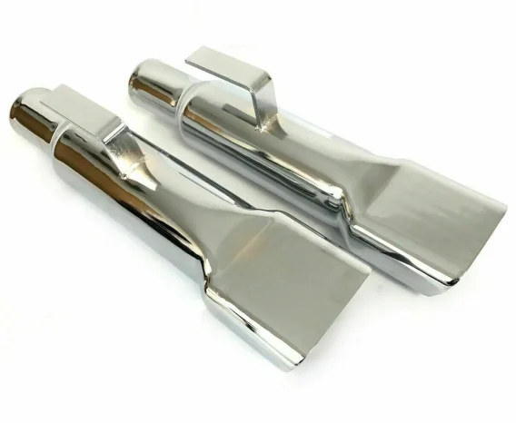 1968-70 Mopar Super Bee Coronet R/T  Chrome Exhaust Tip Extensions