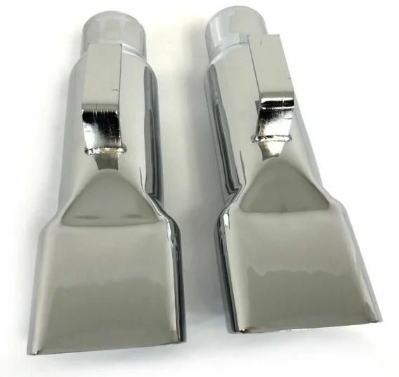 1968-1970 Mopar Dodge Charger  Chrome Exhaust Tip Extensions