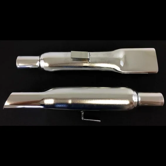 1968-1974 A-Body  Chrome Exhaust Tips Pair for Duster, Demon, Dart