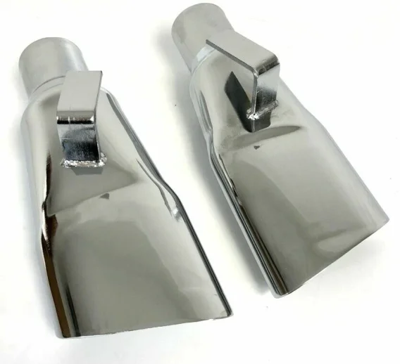 1967 Plymouth GTX Belvedere  Chrome Exhaust Tip Extensions