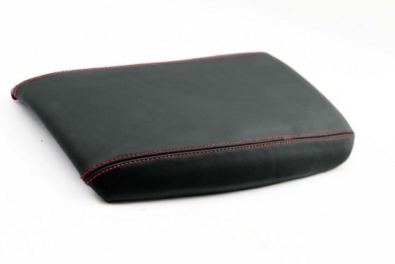 1997-2004 Corvette C5 Center Console Armrest Leather Synthetic Cover - Red Stitch