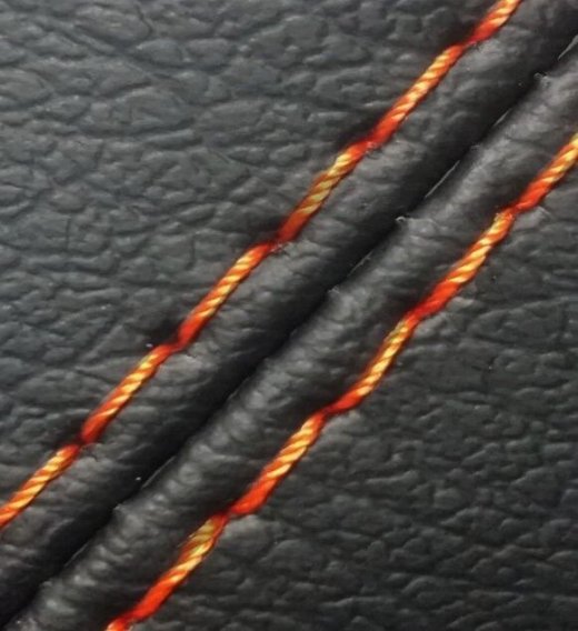 1997-2004 Corvette C5 Manual Shift Boot Leather Synthetic Cover - Orange Stitch