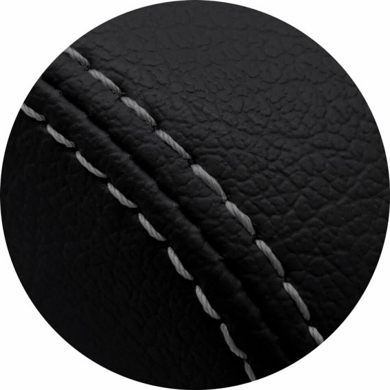 2016-2023 Camaro Console Lid Pull Over Armrest Cover Leather Gray Stitch