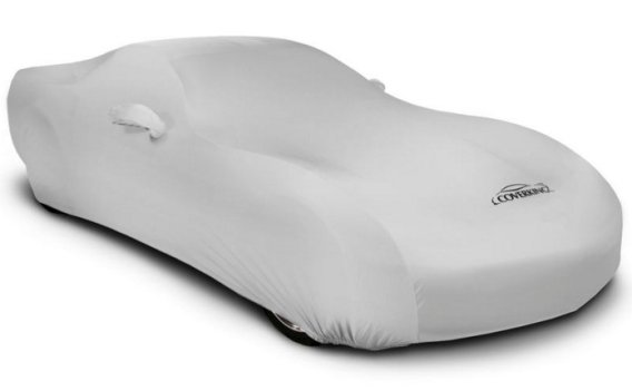 2015-2023 Dodge Challenger Hellcat Satin Stretch Car Cover White