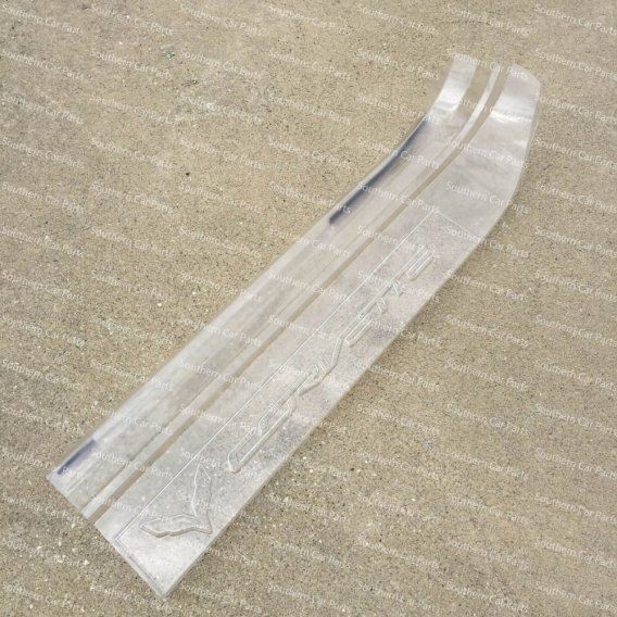 2014-2019 C7 Corvette Clear Door Sill Protectors with CORVETTE Script