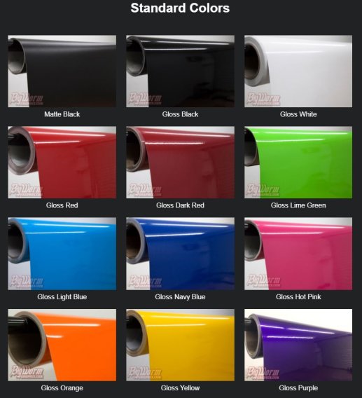 2016-2019 Camaro 2 Color Trunk Blackout Vinyl Choices