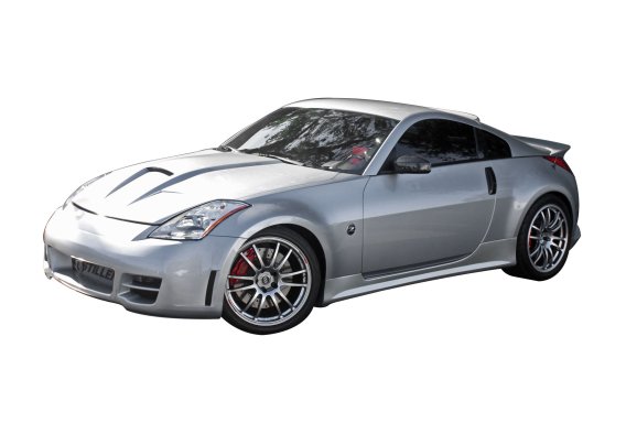 2003-2008 Nissan 350Z [Z33] 4pc Body Kit [Series 2 Skirts w/ Series 2 Front Fascia] - 1035010KT2 ...