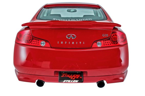 2003-2007 Infiniti G35 Coupe Roof Spoiler [Matte Black] - 1036050MB Stillen Exterior Styling