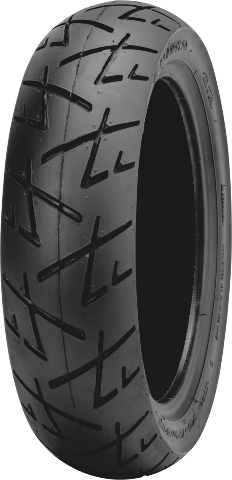 Shinko Motorcycle Tires 009 Raven Radial Tire 110/70-12  Front, Tubeless Type