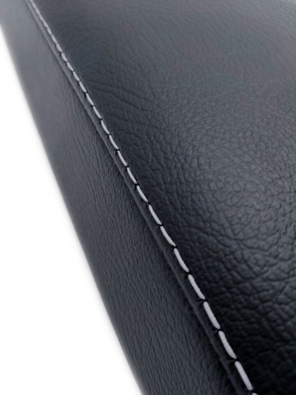 2016-2023 Camaro Center Console Lid Armrest Leather PVC Cover White Stitch