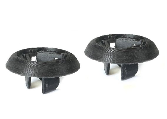 1997-2004 Corvette C5 Sunvisor Bezel Trim Mount New Pair - Made In USA