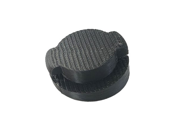 1984-1996 C4 Corvette Antenna Plug Cover - Black Finish