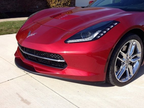 2014-2019 C7 Corvette Painted Front Splitter Stage 1