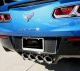 C7 2014-2018 Corvette Carbon Fiber Rear License Plate Tag Back