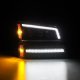 2003-2006 Silverado 1500/2500/3500 Avalanche AlphaRex Nova LED Projector Headlights Alpha-Black